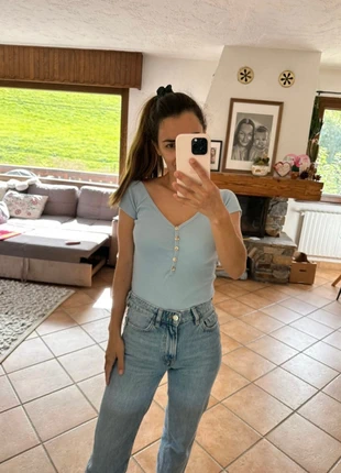 Body en coton bleu ciel taille 36 100% coton neuf, condizioni: Nuovo senza cartellino, taglia: S / IT 40 / EU 36, €3.00, €3.85 include la Protezione acquisti