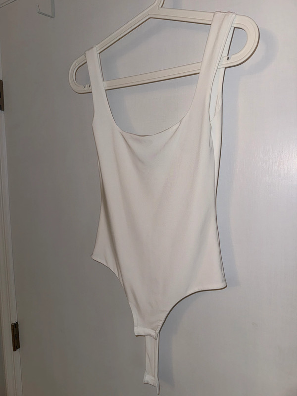 Pretty little thing white bodysuit.