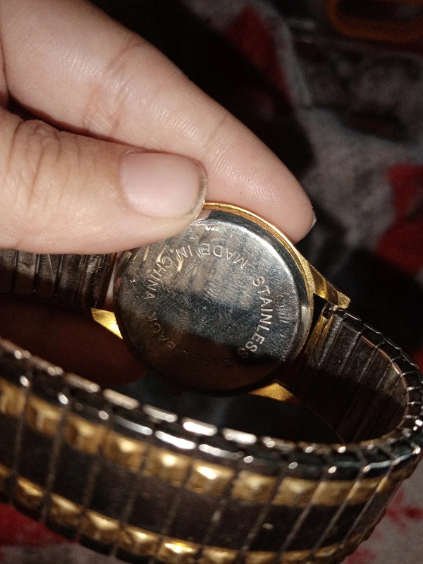 Orologio stainless steel hot sale back oro