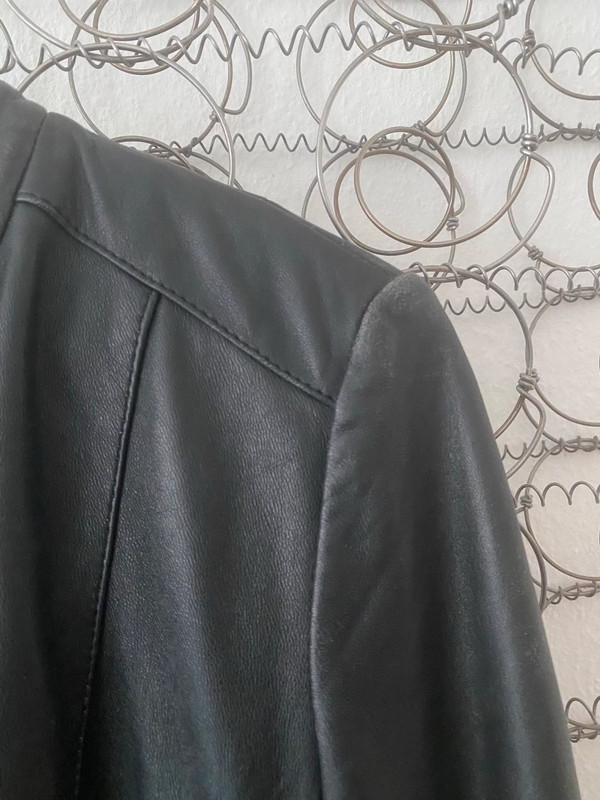 Lederjacke Jacke echtes Leder Massimo Dutti Größe 36 schwarz 5