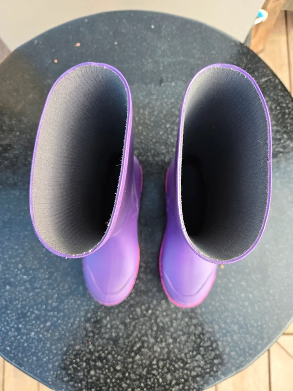 Bottes violettes taille 33 - photo numéro 4