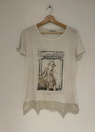 Camiseta con bordado, marque: Cannella, état: Très bon état, taille: M / 38 / 10, 1,70 €, 2,49 € Protection acheteurs incluse