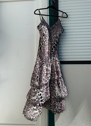 Magnifique robe longue fluide léopard violet et sequins y2k dress, marke: Vintage Dressing, zustand: Sehr gut, größe: L / 40 / 12, 22,00 €, 23,80 € beinhaltet Vinted-Käuferschutz Pro