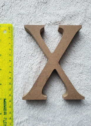 Lettre X en bois brut à décorer (3 + 1 offert dans tout le dressing), estado: Muy bueno, 3,00 €, 3,85 € Protección al comprador Pro incluida