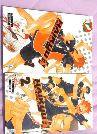 Manga haikyu 1 e 2 edizione Star Comics, estado: Muito bom, €6.00, €7.00 inclui Proteção do Comprador