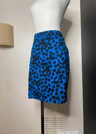 Jupe courte à pois bleu et noir / jupe à motifs c&a taille 42/ skirt falda, brand: C&A, condizioni: Ottime, taglia: XL / IT 46 / EU 42, €5.00, €5.95 include la Protezione acquisti Pro