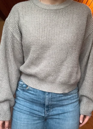 Grauer Basic Pulli, marque: H&M, état: Très bon état, taille: S / 36 / 8, 6,00 €, 7,00 € Protection acheteurs incluse