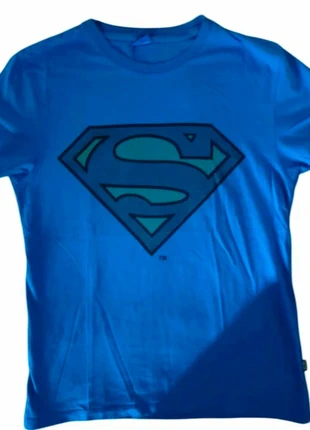 Superman T-Shirt – Classic Logo, merk: Justice League, staat: Goed, maat: M, € 1,20, € 1,96 inclusief Kopersbescherming