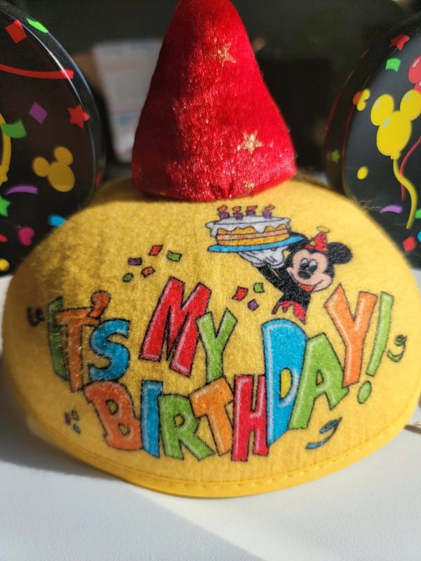 Disney World Mickey Mouse Ears "It's My Birthday" 2