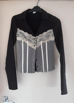 y2k gothic alt lace blouse, brand: Urban Outfitters, condition: New without tags, size: S / 8, £12.00, £13.30 includes Buyer Protection