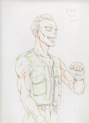 Anime cel celga Mobile Suit Gundam Card 08th MS Team Mike Animazione originale 4 fogli douga genga, marca: gundam, estado: Muy bueno, 71,00 €, 75,25 € Protección al comprador incluida