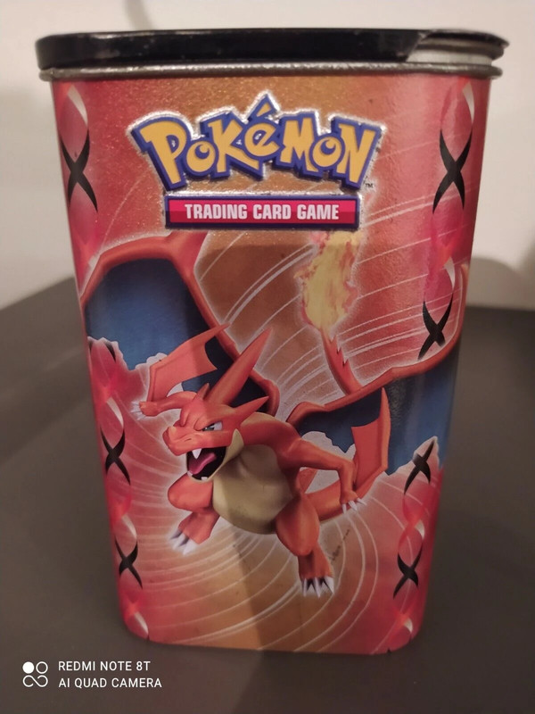 Pokémon scatola latta tin box porta carte Trading Card Game