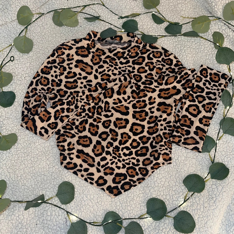 Cheetah print long sleeve 1