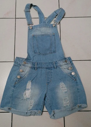 🌼 Salopette Short En Jean Vintage Bleu Clair Taille S SS2407030, marque: Bluenotes, état: Très bon état, taille: S / 36 / 8, 15,00 €, 16,45 € Protection acheteurs (Pro) incluse