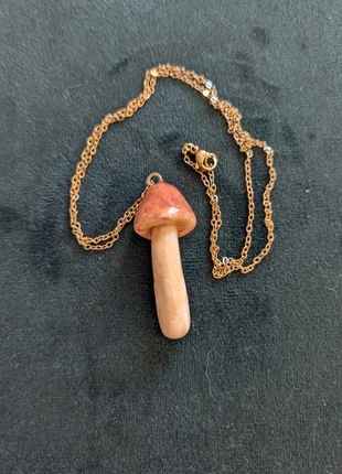 Collana a forma di fungo porcino, marca: Made In Italy, estado: Nuevo sin etiquetas, 10,00 €, 11,20 € Protección al comprador incluida