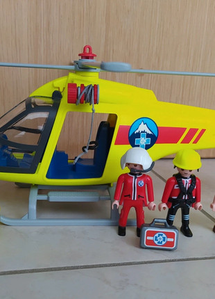 ② Playmobil 5428 : Hélicoptère de secours en montagne. — Jouets