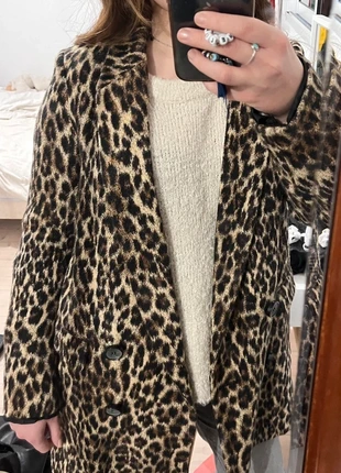 Manteau caban léopard, marque: Zara, état: Très bon état, taille: XS / 34 / 6, 8,00 €, 9,10 € Protection acheteurs incluse