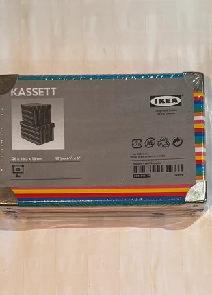 New Sealed 2x IKEA Kassett Storage Boxes Rainbow Stripe, brand: IKEA, condition: New with tags, £6.00, £7.00 includes Buyer Protection