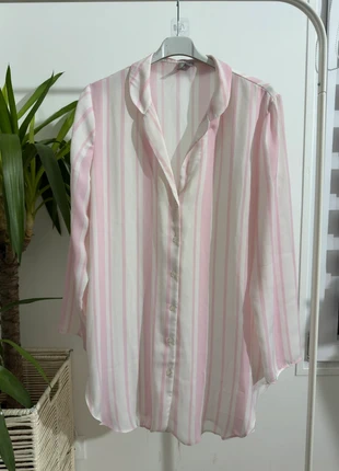 💈 Chemise rayée rose et blanche ASOS – taille M (1780), brand: ASOS, condition: Very good, size: M / 38 / 10, €6.00, €7.00 includes Buyer Protection