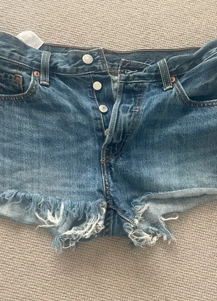 Levi Demin Shorts, brand: Levi's, condition: Very good, size: S / UK 8-10, £6.00, £7.00 includes Buyer Protection