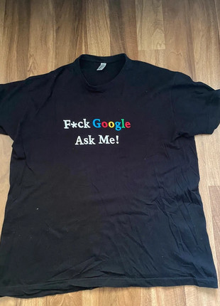 Obrázek k inzerátu: koszulka Fuck google ask me