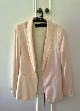 Veste blazer rose clair Zara, marque: Zara, état: Très bon état, taille: S / 36 / 8, 10,00 €, 11,20 € Protection acheteurs incluse