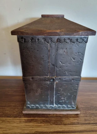 Boite ancienne vintage antique en bois et metal original unique rare, état: Bon état, 49,00 €, 52,15 € Protection acheteurs (Pro) incluse