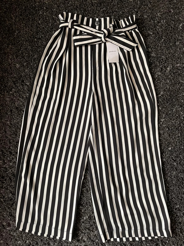 Stradivarius striped trousers cheap