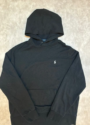 Veste sans zip / Sweat à capuche / pull à capuche Ralph Lauren noir logo blanc taille L - 180cm, brand: Ralph Lauren, condition: Very good, size: L, €55.00, €58.45 includes Buyer Protection Pro