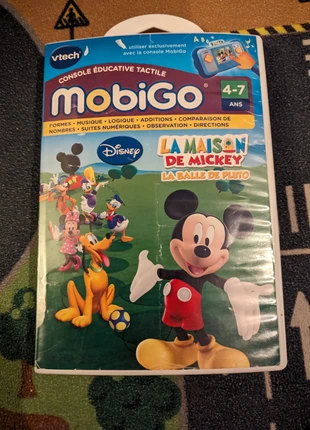 Lot de 3 Jeux Vtech Mobigo maison de mickey fees , merk: MobiGo, staat: Heel goed, maat: 3 jaar / 98 cm, € 9,00, € 10,15 inclusief Kopersbescherming
