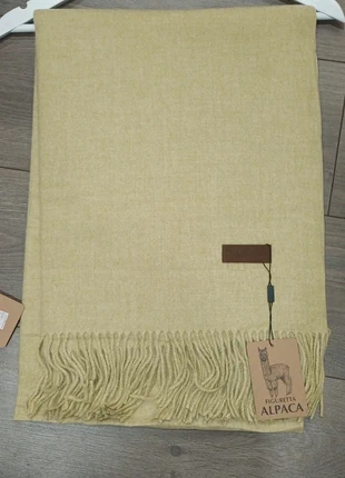 Licht groene alpaca shawl, merk: Alpaca, staat: Nieuw met prijskaartje, € 22,50, € 24,33 inclusief Kopersbescherming