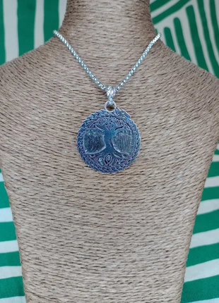 Colgante Arbol de la Vida con Serpiente Uroboros, merk: Local, staat: Nieuw zonder prijskaartje, € 8,00, € 9,10 inclusief Kopersbescherming Pro