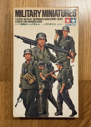 Tamiya 35184 - German Machine Gun Crew On Maneuver 1:35, marque: Tamiya, état: Neuf sans étiquette, 10,00 €, 11,20 € Protection acheteurs incluse