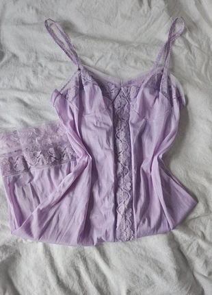 Y2K Lace Night Dress Silky, condition: Very good, size: L / 12, £9.00, £10.15 includes Buyer Protection