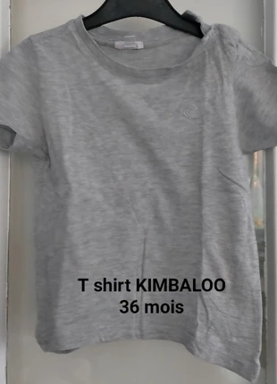 T shirt Kimbaloo 36 mois 3 ans, marque: Kimbaloo, état: Très bon état, taille: 24-36 mois / 92 cm, 1,00 €, 1,75 € Protection acheteurs incluse