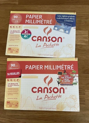 Papier Canson x2, marke: Canson, zustand: Neu, 5,00 €, 5,95 € inklusive Vinted-Käuferschutz