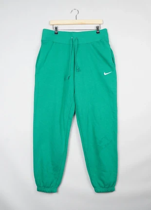 Nike Joggers Womens Large Green Phoenix Fleece Oversized Wide Leg High Rise, brand: Nike, condition: Very good, size: L / UK 16-18, £22.95, £24.80 includes Buyer Protection Pro