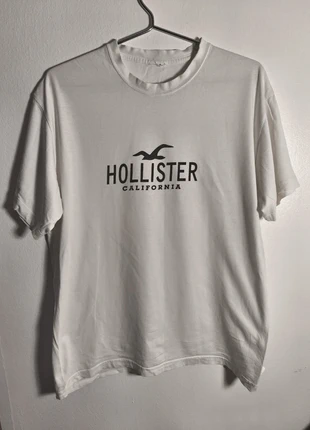 Hollister T-Shirt White Oversize Casual Classic XL, marca: Hollister, estado: Muito bom, tamanho: XL / 42 / 14, €4.00, €4.90 inclui Proteção do Comprador