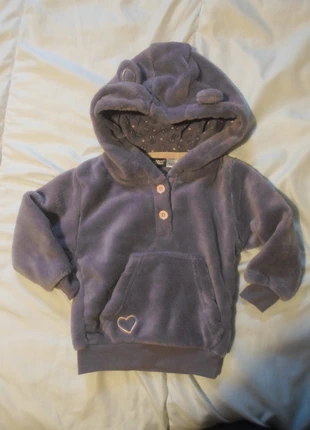 pull polaire à capuche violet Lupilu 9/12 mois, marca: Lupilu, estado: Muito bom, tamanho: 9-12 meses / 74 cm, €2.50, €3.33 inclui Proteção do Comprador