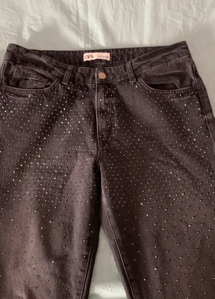 Zara vaqueros slim negros con brillantes T40, merk: Zara, staat: Nieuw zonder prijskaartje, maat: L / 40 / 12, € 19,90, € 21,60 inclusief Kopersbescherming