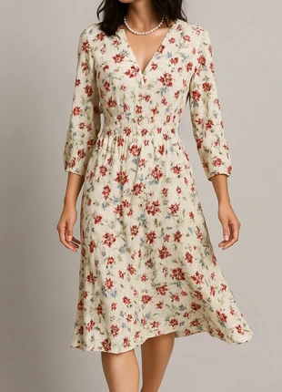 Robe Maje Fleurie Bohème Chic Manche Longue | Évasée Élégante Été Printemps | Taille 1, marke: Maje, zustand: Sehr gut, größe: S / 36 / 8, 50,00 €, 53,20 € inklusive Vinted-Käuferschutz