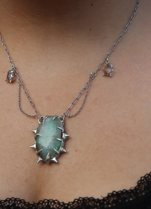 Collier chrysoprase 💎, marca: Les âmes vagabondes, estado: Novo com etiquetas, €12.00, €13.30 inclui Proteção do Comprador