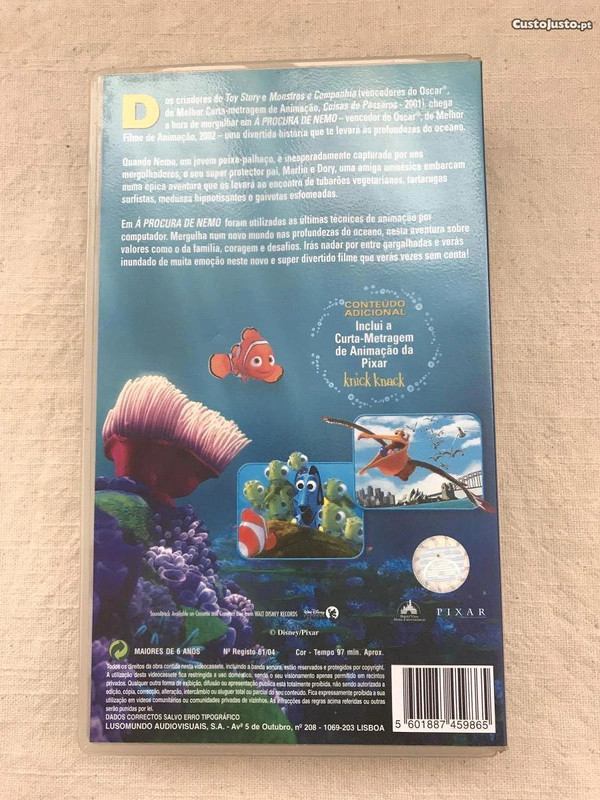 VHS - Walt Disney Pixar - "Finding Nemo" 3