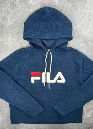 polaire Fila capuche bleu marine logo brodé vintage - XL homme - coton PL 08, marque: FILA, état: Très bon état, taille: XL, 16,20 €, 17,71 € Protection acheteurs (Pro) incluse