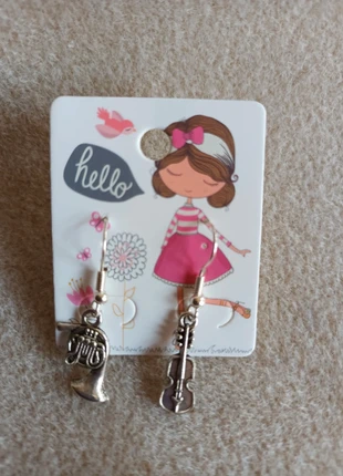 Boucles d'oreille instruments de musique, marque: Fait Main, état: Neuf avec étiquette, 3,50 €, 4,38 € Protection acheteurs incluse