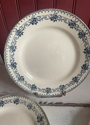 6 assiettes plates #terre de fer, marque: Choisy le Roi, état: Très bon état, 59,00 €, 62,65 € Protection acheteurs incluse