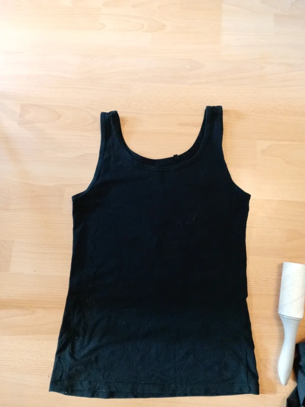 Black tank top