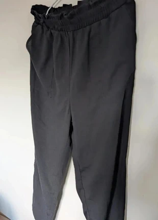 Pantalon fluide noir SHEIN Taille élastique Chic & confort, marca: Shein, estado: Novo sem etiquetas, tamanho: L / 40 / 12, €5.70, €6.69 inclui Proteção do Comprador