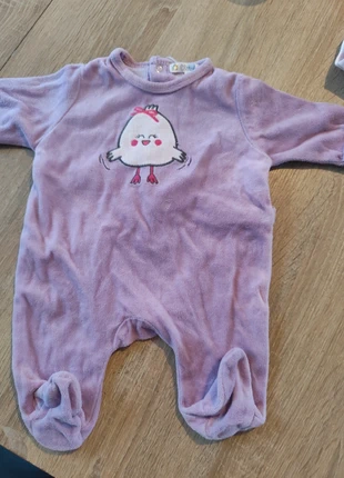 Pyjama velours, brand: Kitchoun, condition: Good, size: Up to 1 month / 50 cm, €1.00, €1.75 includes Buyer Protection