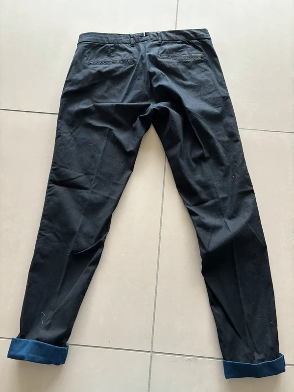 Pantalon Chino Bleu Marine - photo numéro 3